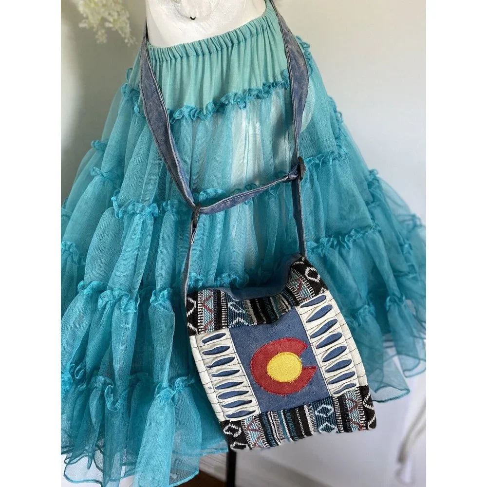Rising‎ International Hippie Boho Bag Crossbody Handcrafted Made In Nepal 10